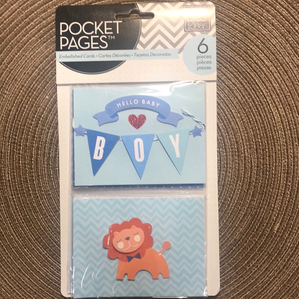 Mambi Pocket Pages Baby Boy Themed